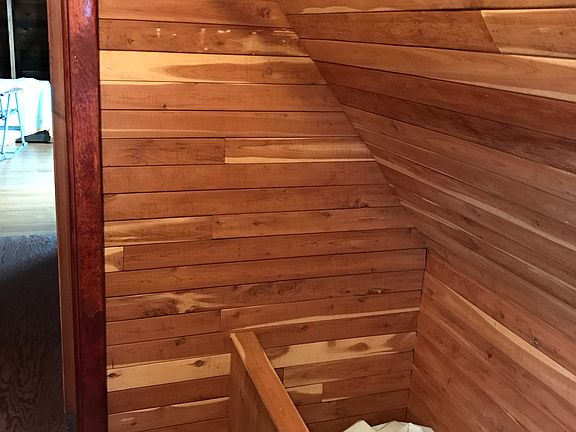 Walk-in cedar closet