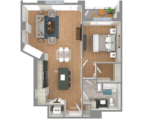 Floor plan A6-845S-S-2306