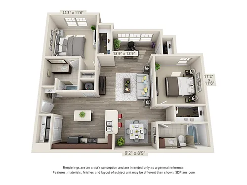 Floor plan B1SR
