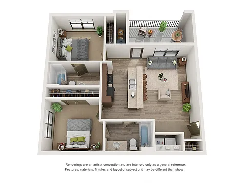Floor plan The Comal