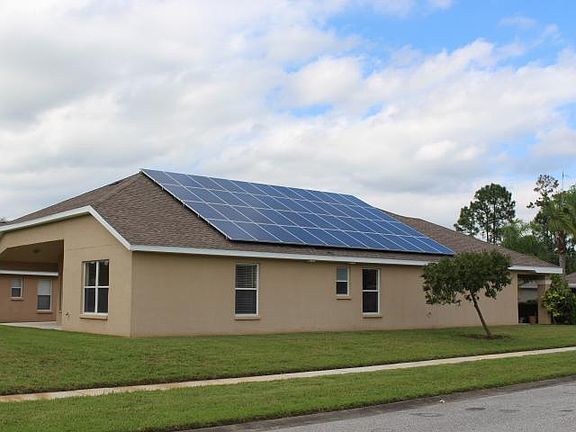 Solar Panel & Side View of the House