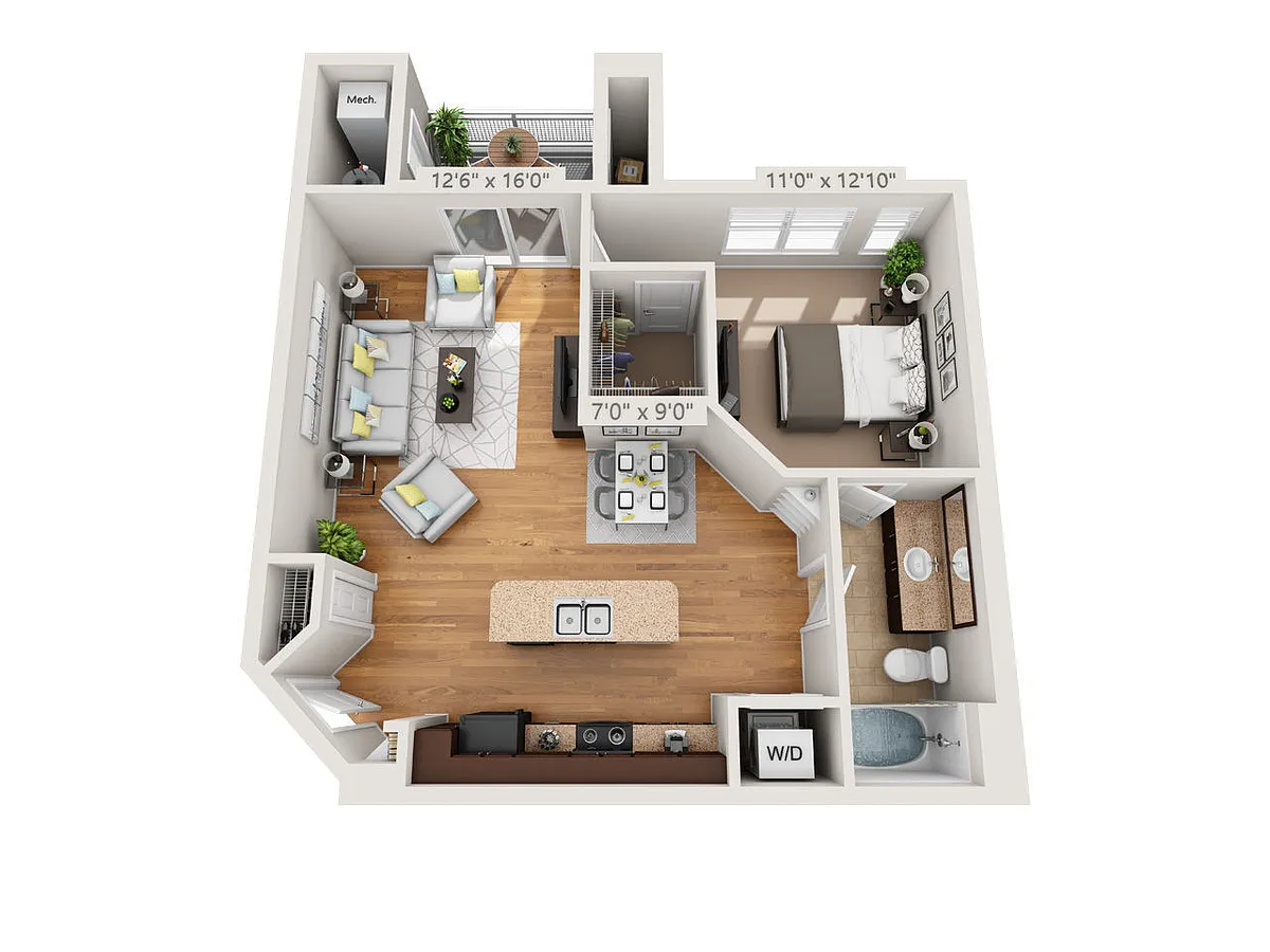 Floor plan Benedict