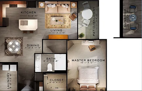 Floor plan Gilreath