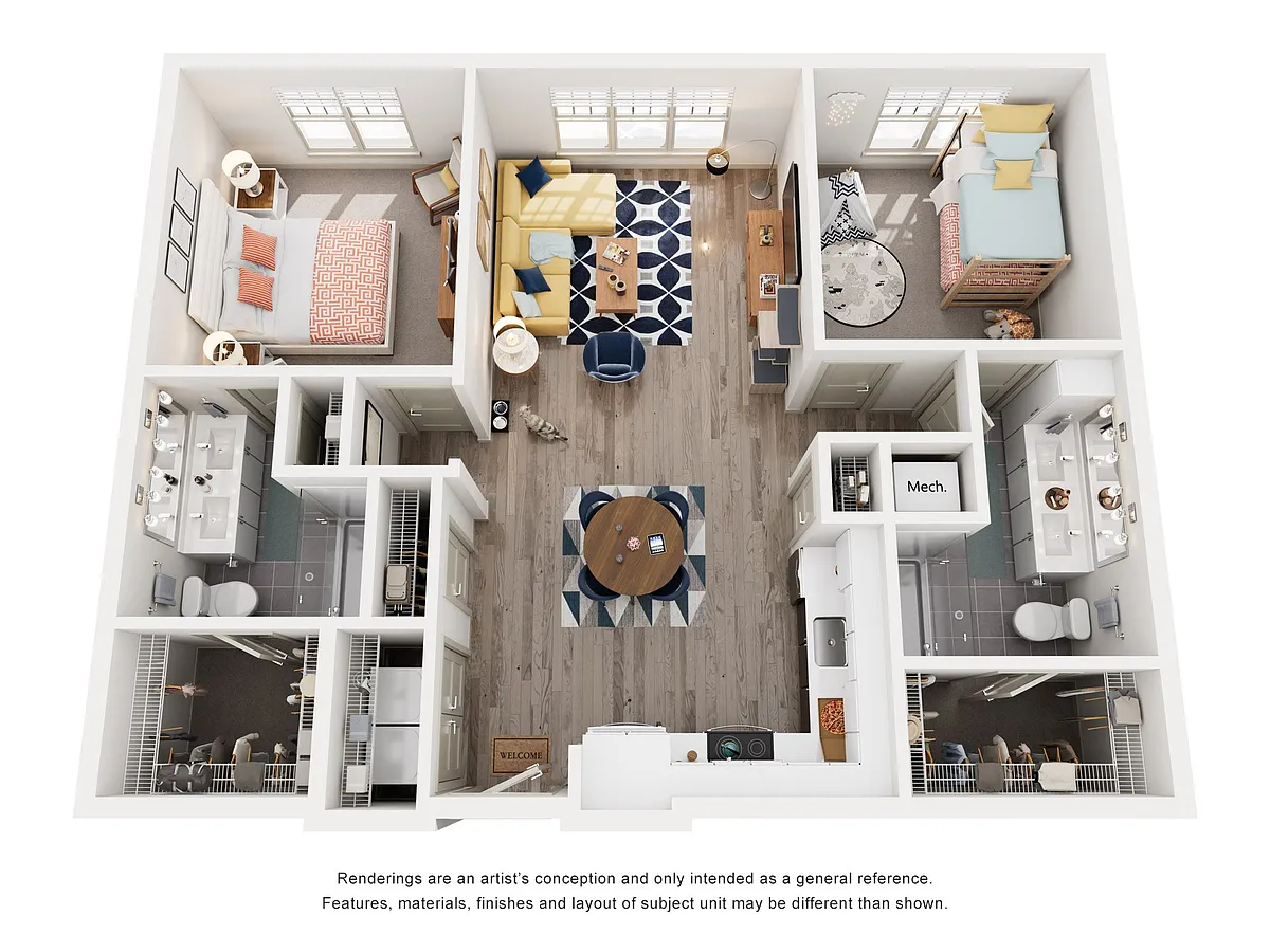 Floor plan Pond