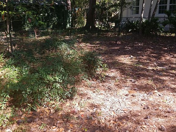 Back yard where one can have off road parking.