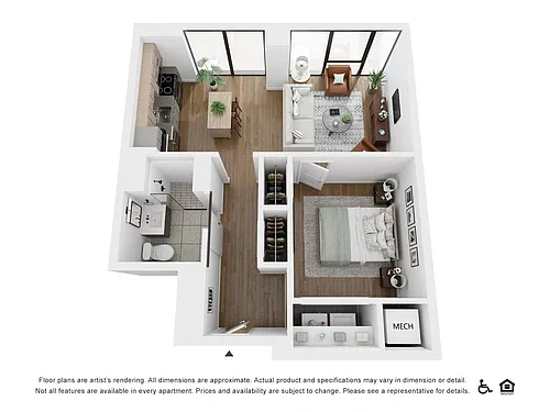 Floor plan Junior 1B