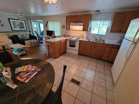 Kitchen, walking in from the front door.
