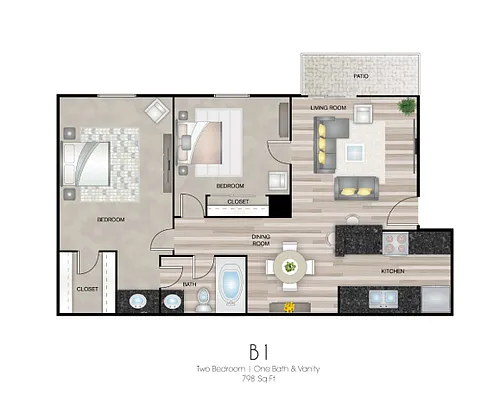 Floor plan B1
