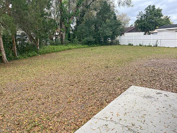 Backyard from patio