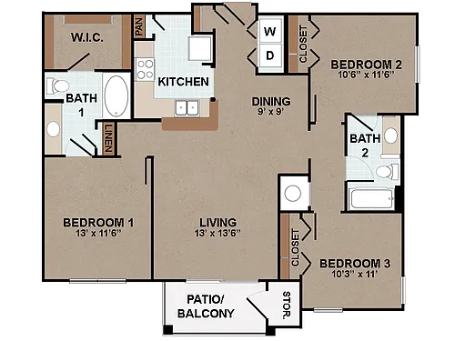 Floor plan C1