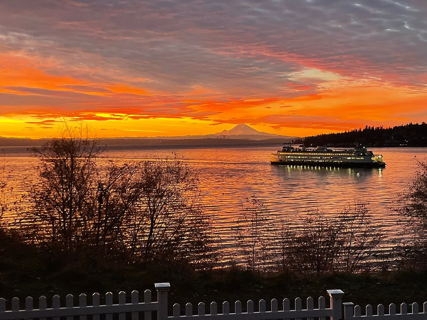 So close to the water you can hear the ferry announcements....oh and the sunrise is spectacular — Photo 2