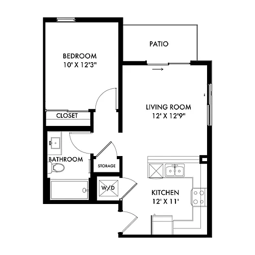 Floor plan Basecamp A4