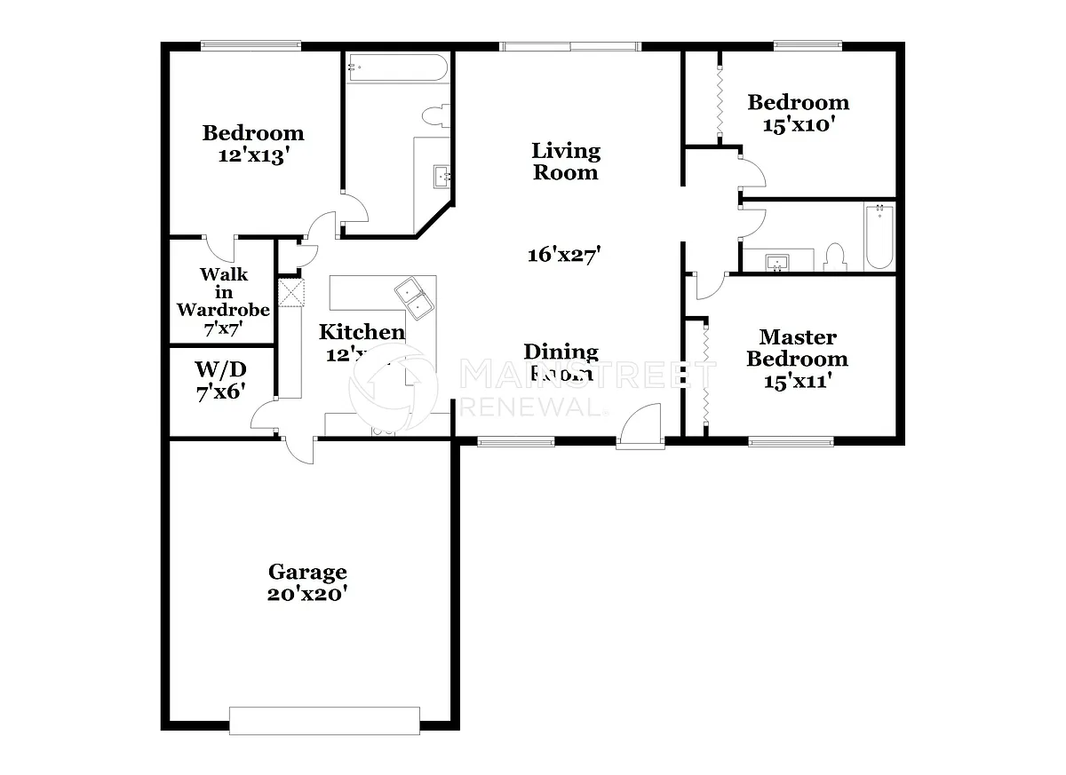 Floor Plan - 411 NW 13th St