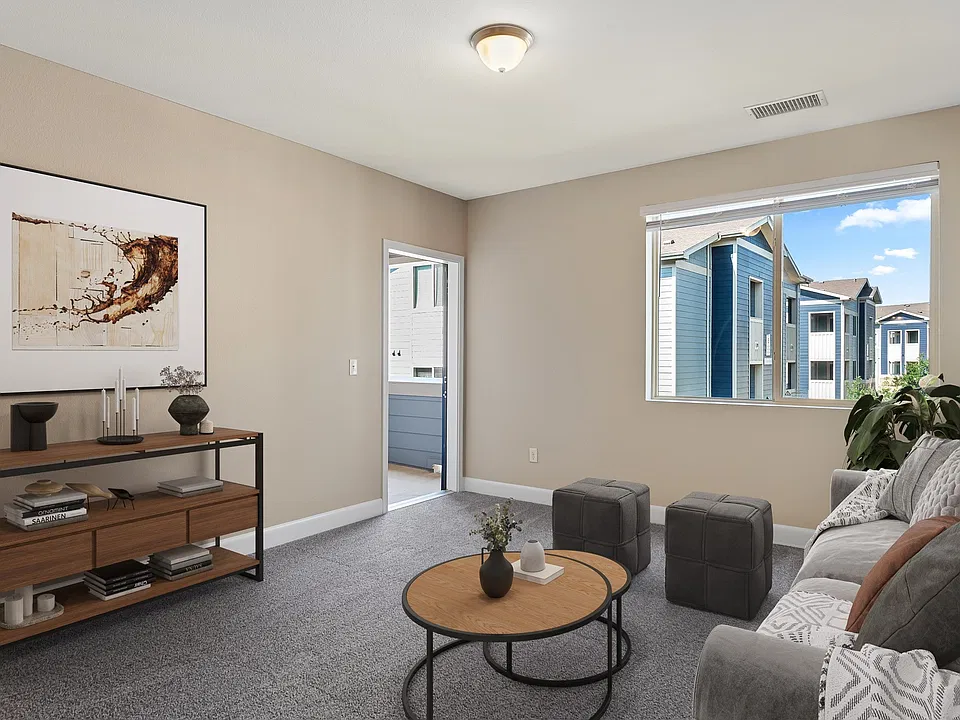 Carpeted Living Room
