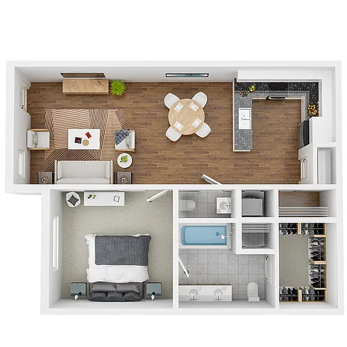 Floor plan 1B