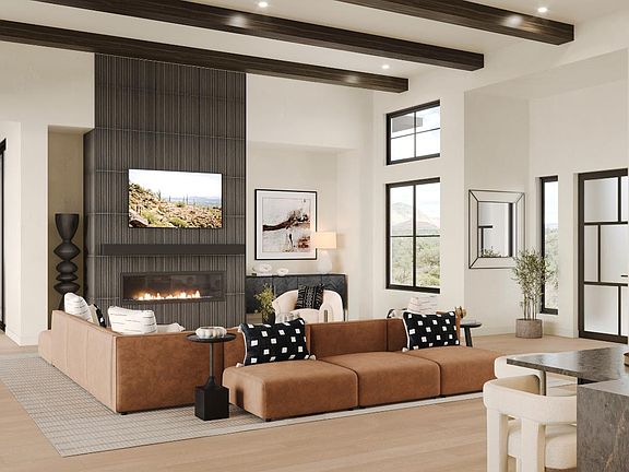 Casual dining area adjacent to kitchen and great room