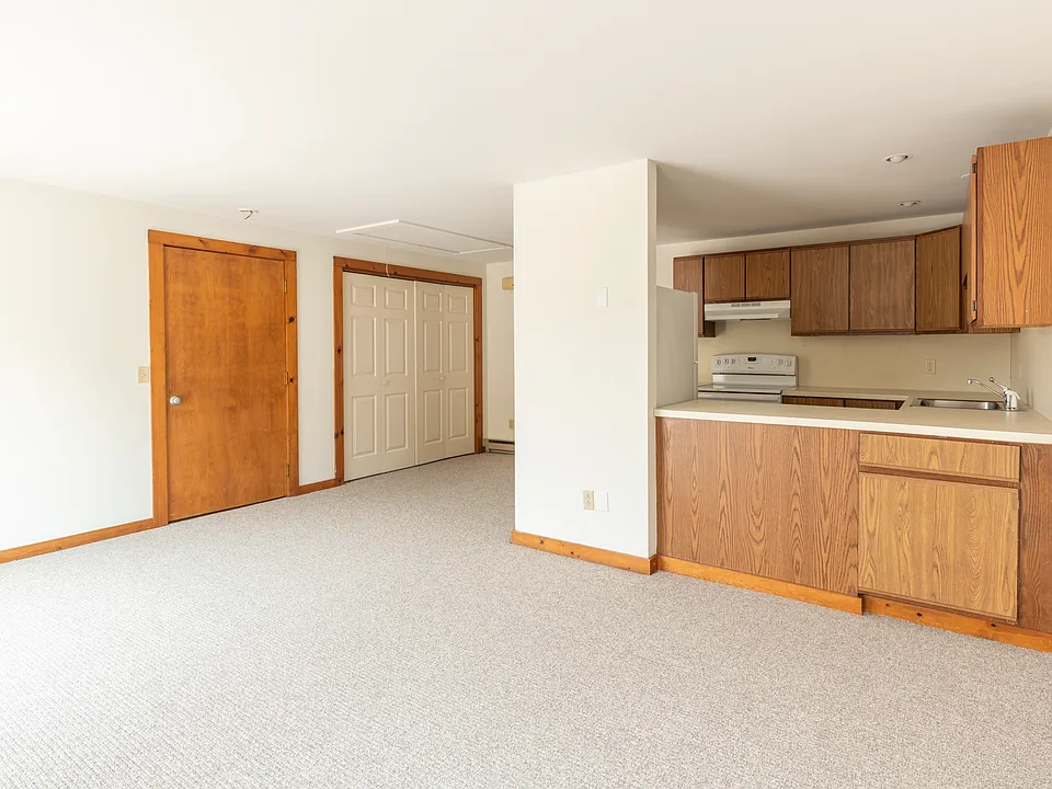 Kitchen, Living room, double closet