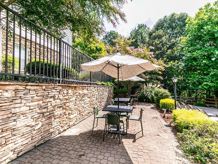 Outdoor Dining Space at Willowest in Vinings in Atlanta, GA 30339