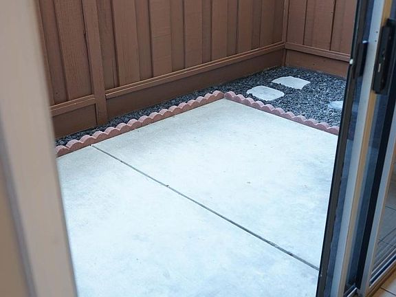 Private Patio off Living Room