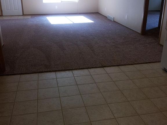 Picture from back of Kitchen looking towards Living Room