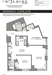 20 River Ter APT 22F, New York, NY, 10282