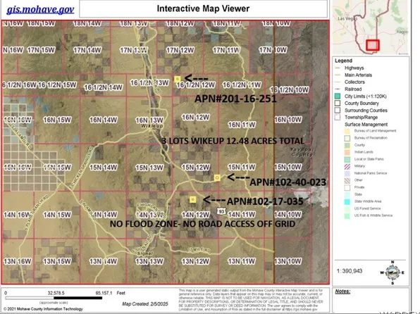 E Burro Creek Crossing Rd, Wikieup, AZ 85360