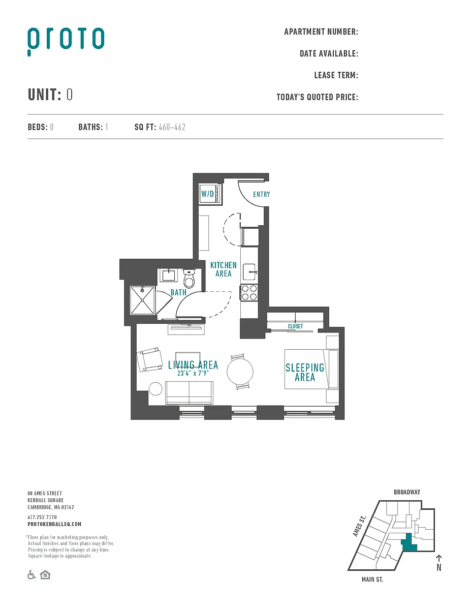 Floor plan Studio-O