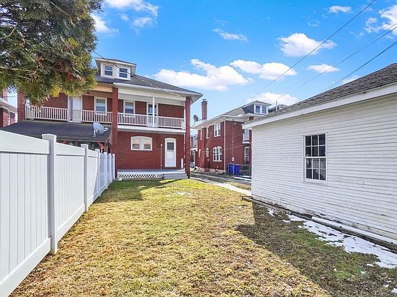 Backyard and garage
