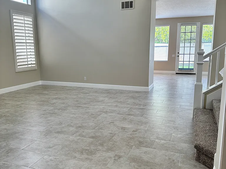 Open-concept living area
