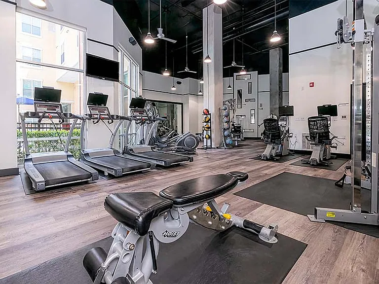 Fit in a workout at one of our 24-hour fitness centers