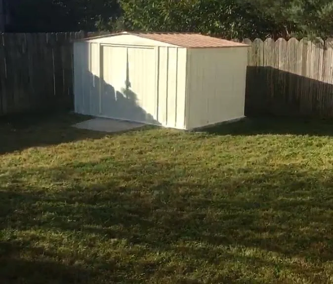 Additional storage space shed