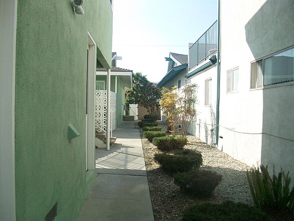 Walkway from Garages