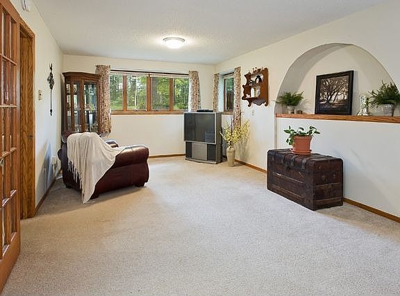 Family room. Not shown is unfinished 4th level. 