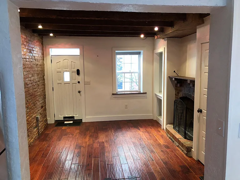 Looking toward front of house from kitchen.