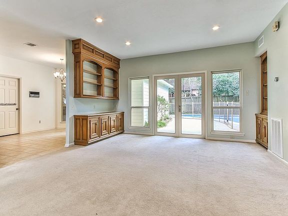 Family Room has View of the Really Nice Pool. Energy Efficient Doors & Windows,