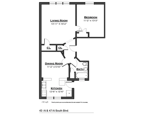 Floor plan 43N47N