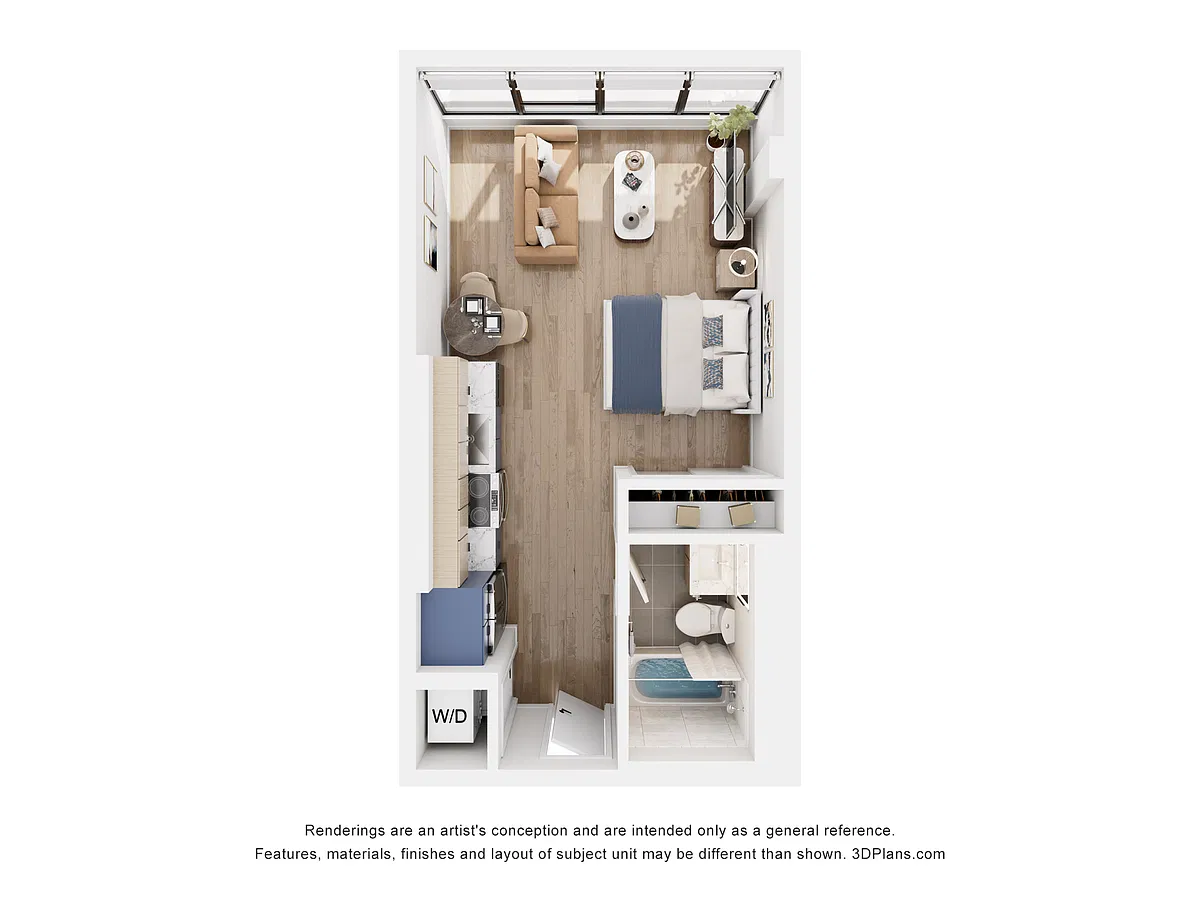 Floor plan L - Studio