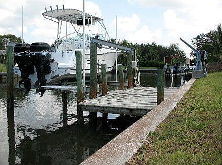 Concrete Seawall, Dock, Life 