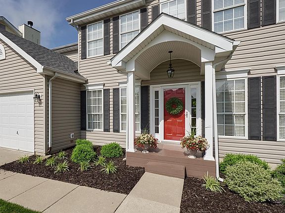 This front porch will wow you with the barrel ceiling.