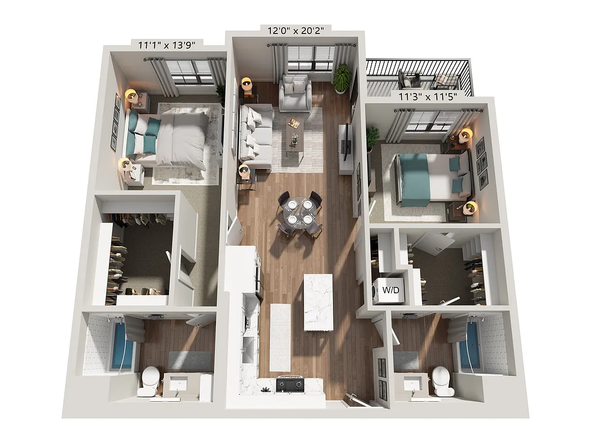 Floor plan B1
