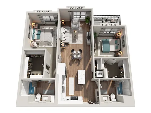 Floor plan B1