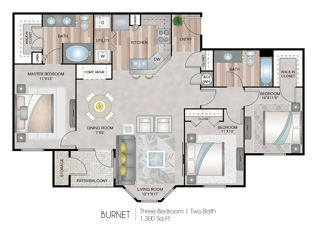 Floor plan Burnet