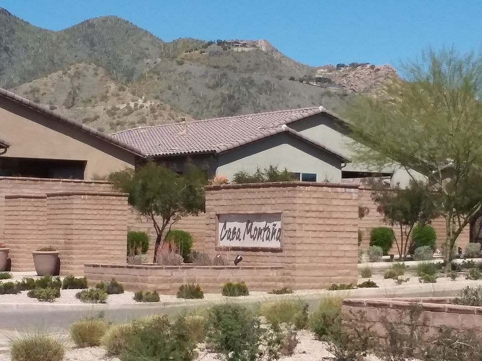 View from gated entrance