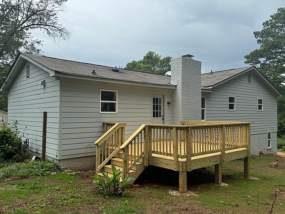 Large back deck
