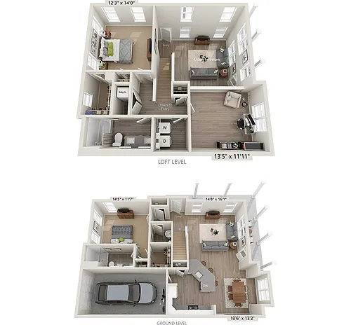 Floor plan B1TL-1655
