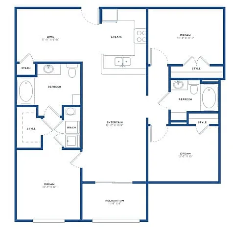 Floor plan 3X2 Sunroom W/ Sunroom Renovated