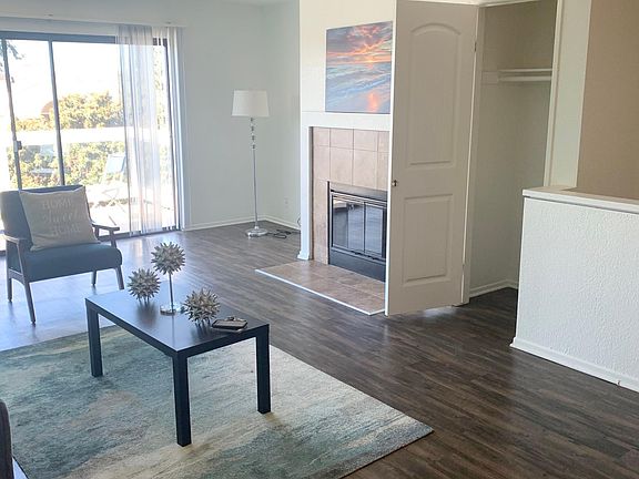 Coat Closet and Wood Burning Fireplace