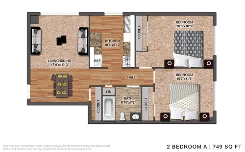 Floor plan CPA - 2 Bedroom A