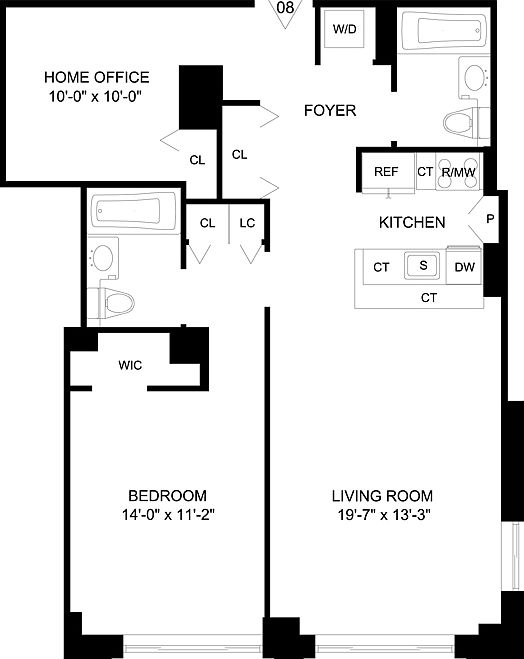 2nd image of 320 W 38th St APT 908