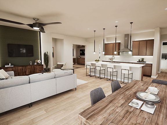 Plan 5014 Great Room Virtual Rendering